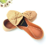 Bow Collection Olive, Brown, Black, Maroon, Blue & Camel Khussa For Women