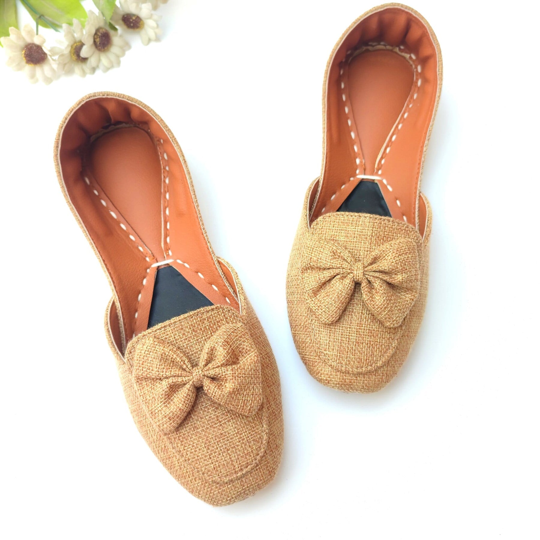 Bow Collection Olive, Brown, Black, Maroon, Blue & Camel Khussa For Women