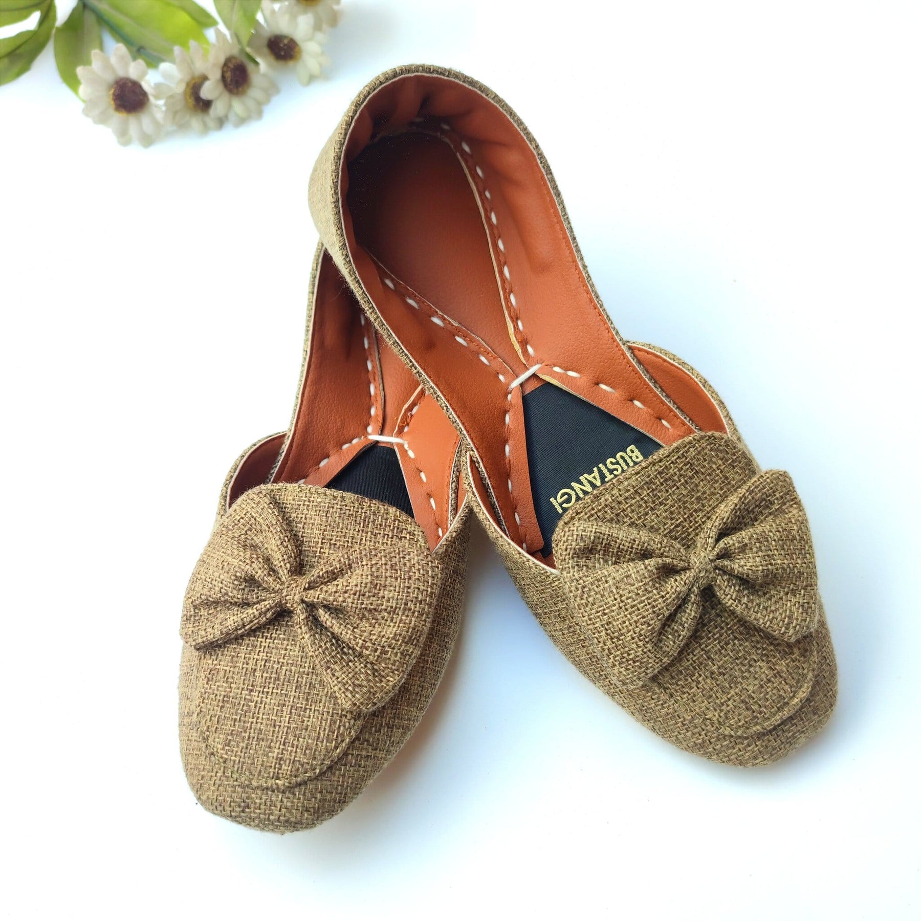 Bow Collection Olive, Brown, Black, Maroon, Blue & Camel Khussa For Women