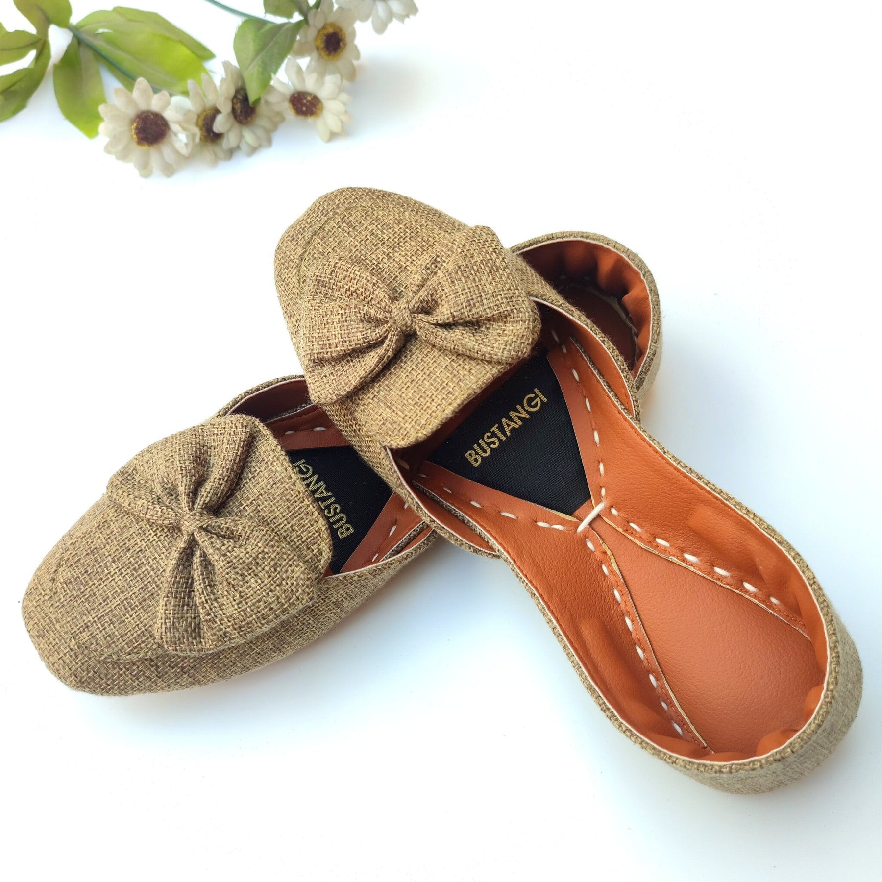 Bow Collection Olive, Brown, Black, Maroon, Blue & Camel Khussa For Women