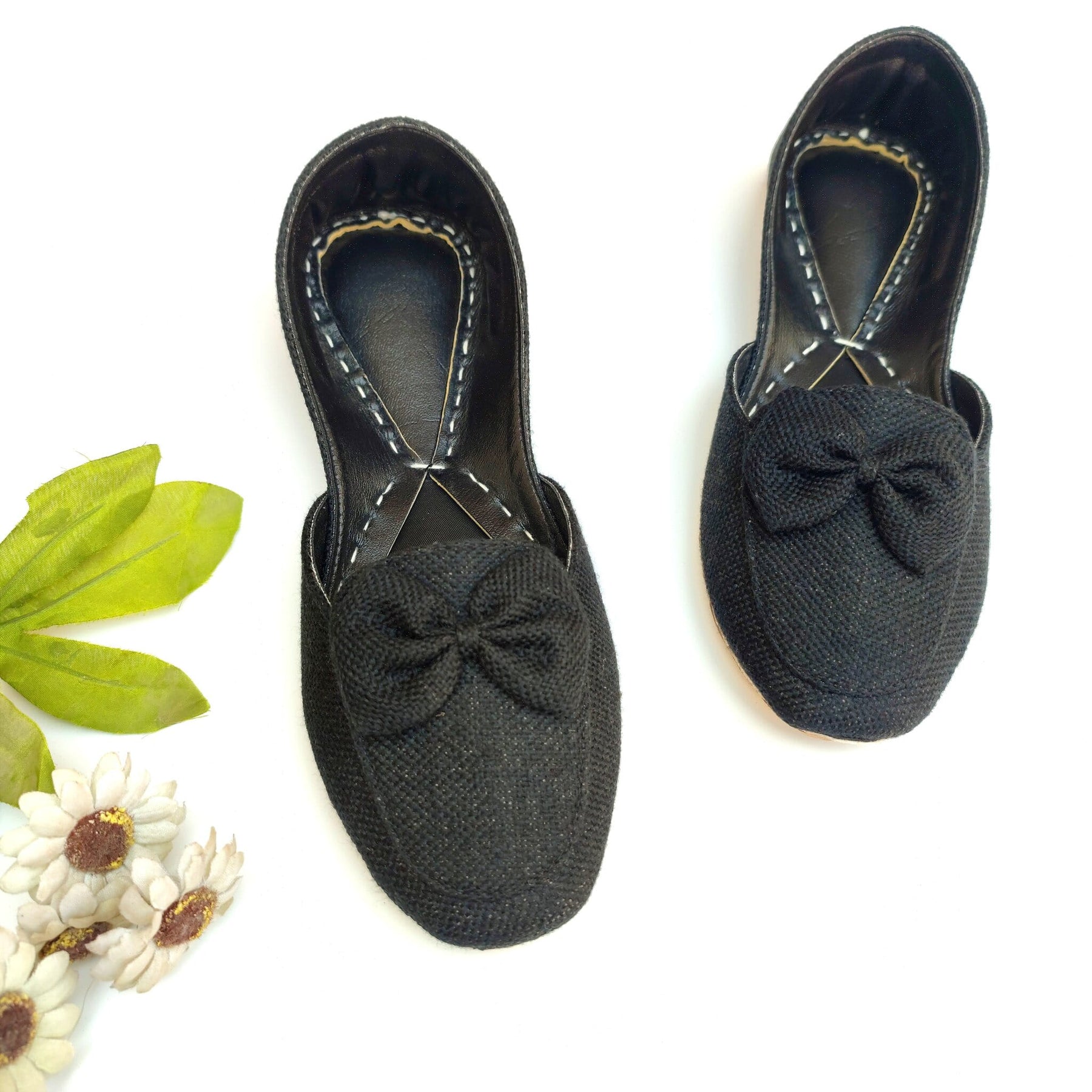 Bow Collection Olive, Brown, Black, Maroon, Blue & Camel Khussa For Women