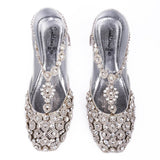 Bridal Anklet Women Khussa – Kundan on Lining