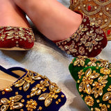 Kundan & Pearls Traditional Women Khussa