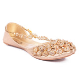 Bridal Anklet Women Khussa – Kundan on Lining