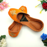 Floral Embroidery Khussa For Women