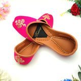 Floral Embroidery Khussa For Women