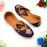 Floral Embroidery Khussa For Women