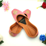 Floral Embroidery Khussa For Women