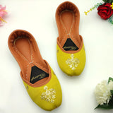 Floral Embroidery Khussa For Women