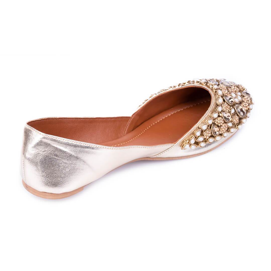 Bridal Kundan Embellished Women Khussa