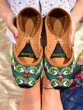 Royal Handcrafted Embroidered Khussa For Women