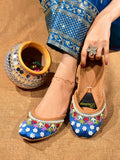 Royal Elegance Handcrafted Embroidered Khussa For Women