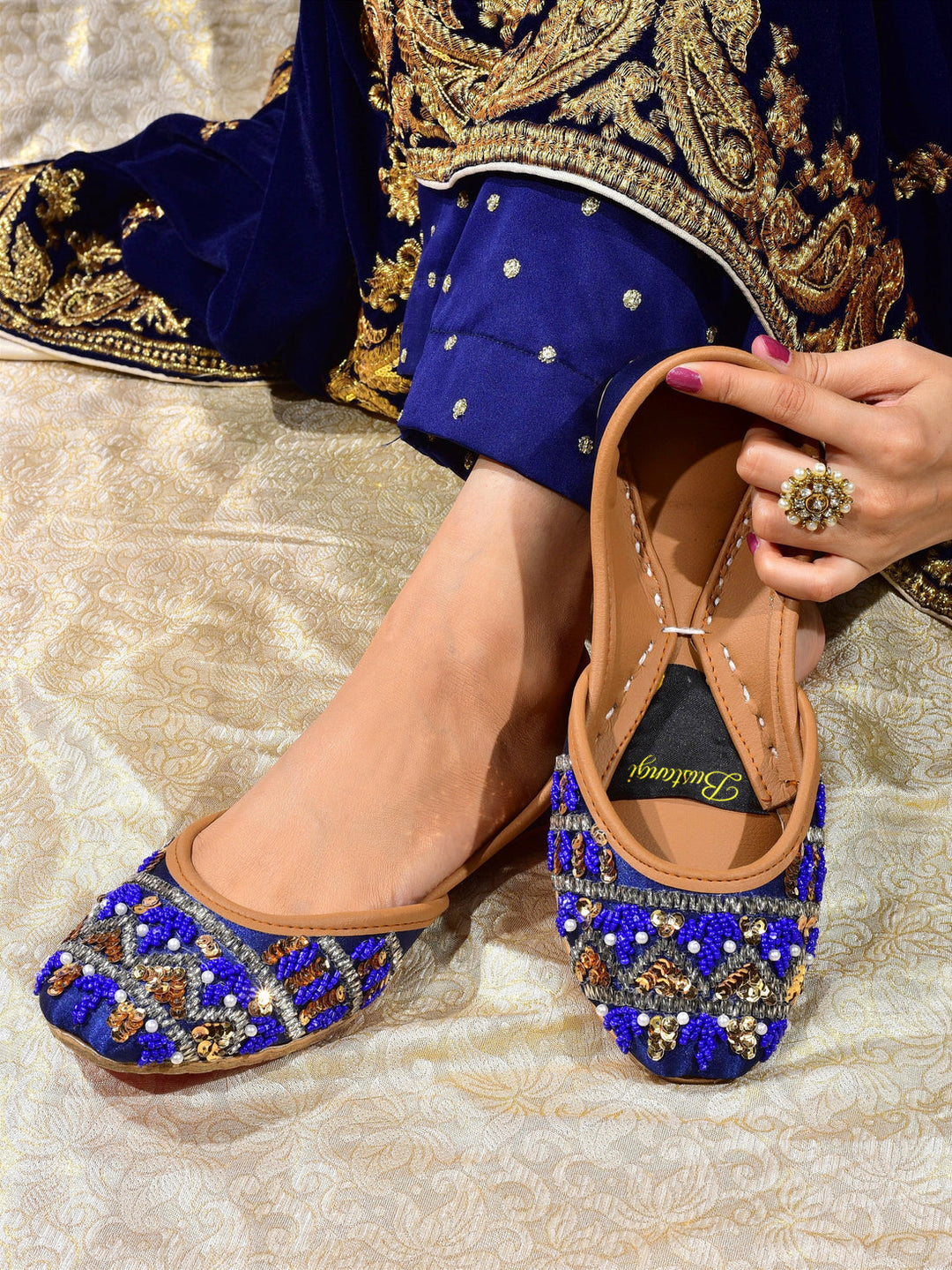 Royal Embroidered Handcrafted Khussa For Women