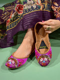 Luxury Handcrafted Embroidered Khussa For Women