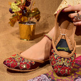 Royal Heritage Luxe Embroidered Khussa For Women