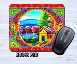 Multi Color Truckart Scenery Pakistan Theme Mousepad