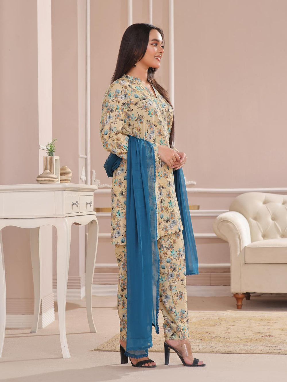 Everyday Elegant Khaddar 3-Piece Set For Women