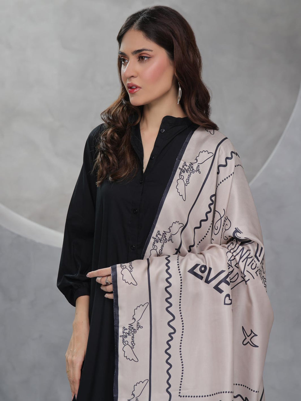 Muhabbat Scarf – Elegant Shamoz Silk For Women