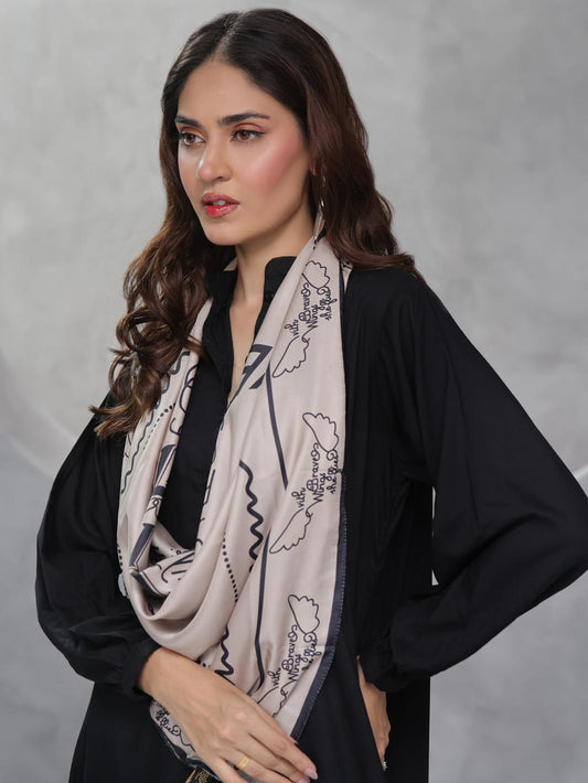 Muhabbat Scarf – Elegant Shamoz Silk For Women