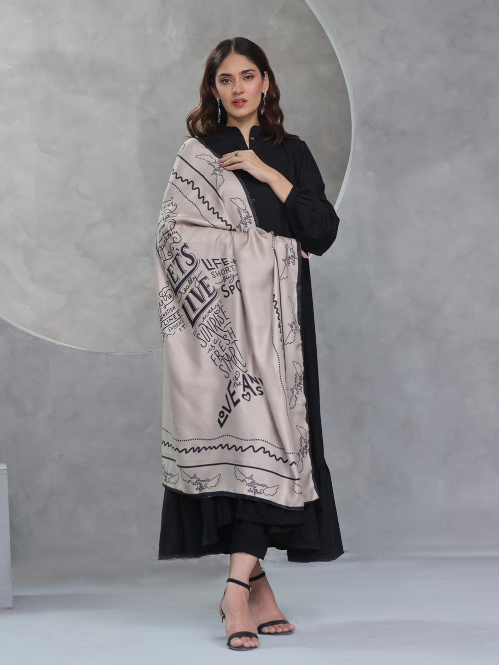 Muhabbat Scarf – Elegant Shamoz Silk For Women