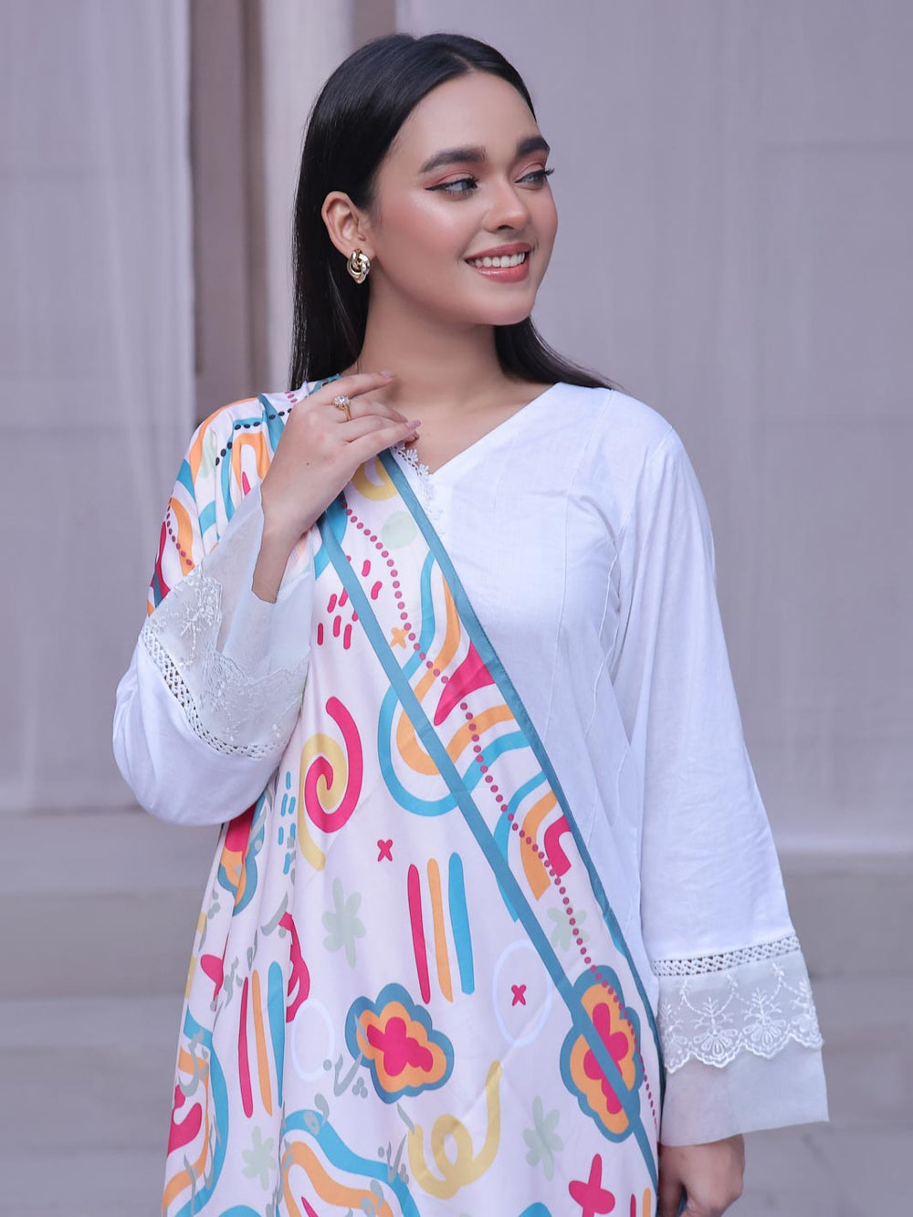 Khuwab Scarf – Elegant Shamoz Silk For Women