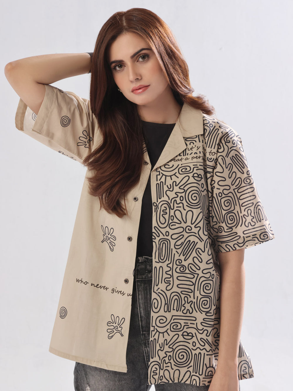 Unisex Cotton Button-Down Shirt – Classic & Comfortable For Unisex
