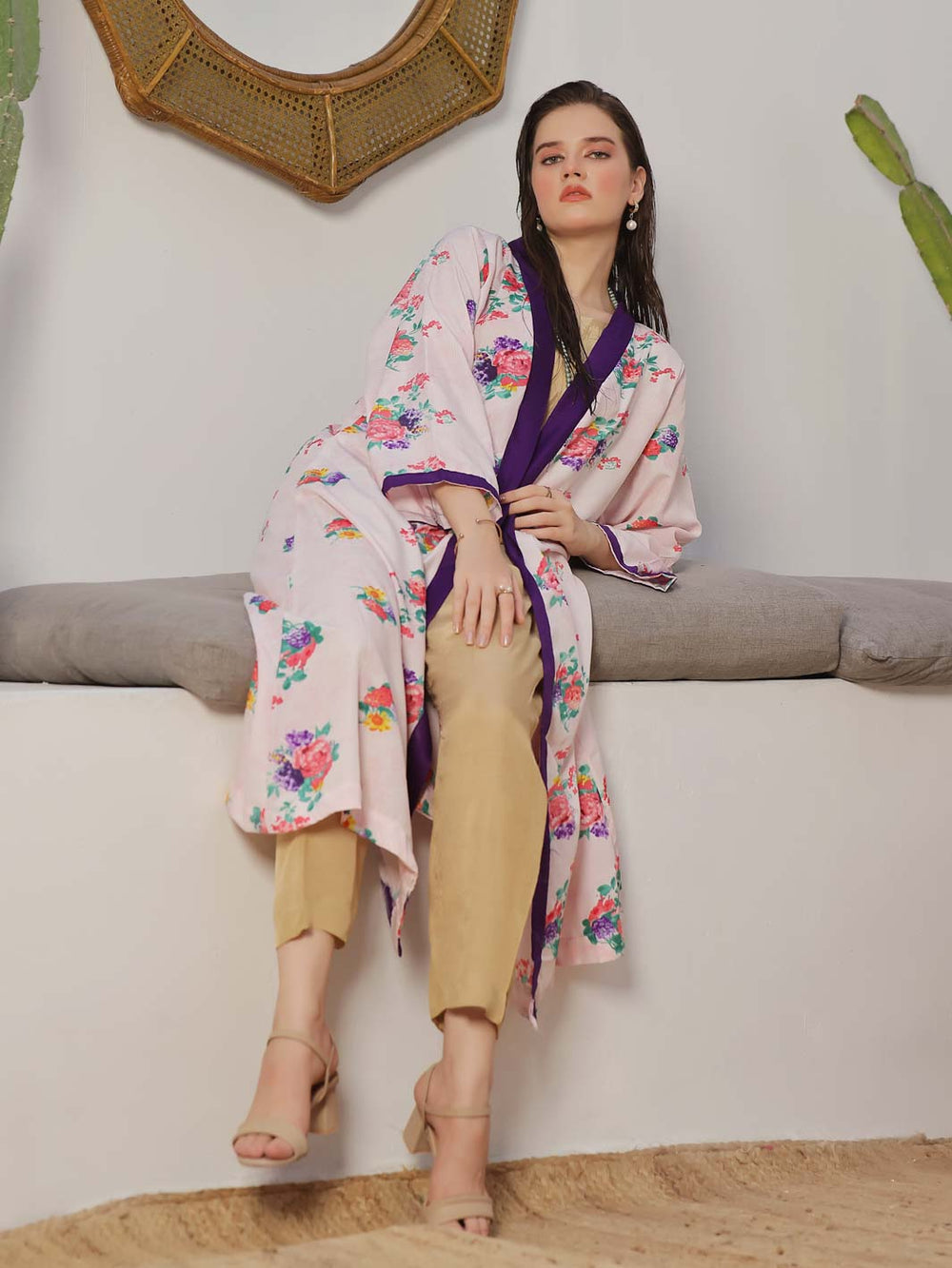 Maskan Shrug: Malai Silk Elegance For Women