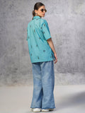 Unisex Classic Cotton Button-Down Shirt For Unisex