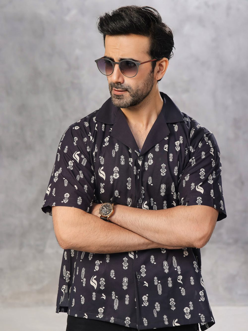 Unisex Classic Cotton Button-Down Shirt For Unisex