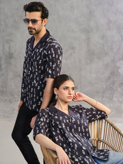 Unisex Classic Cotton Button-Down Shirt For Unisex