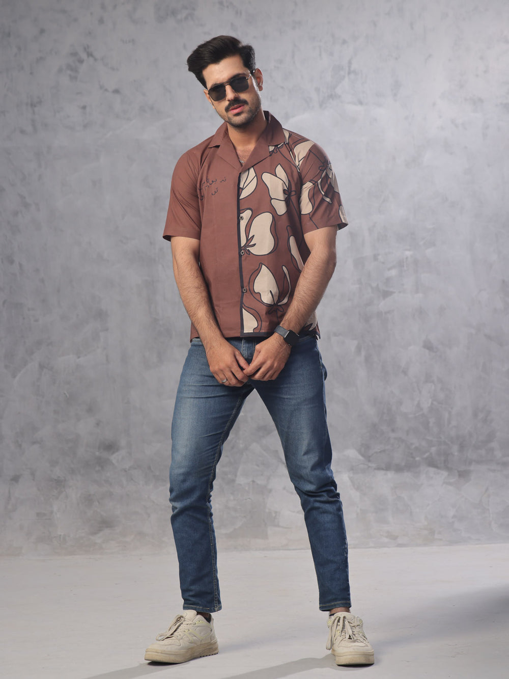 Unisex Cotton Button-Down Shirt For Unisex