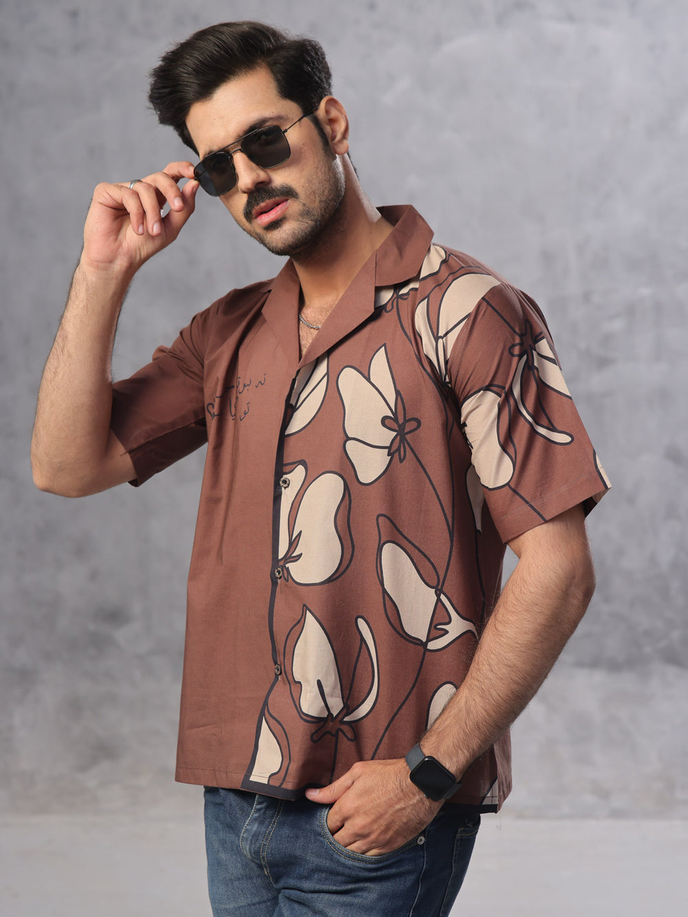 Unisex Cotton Button-Down Shirt For Unisex