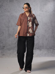 Unisex Cotton Button-Down Shirt For Unisex