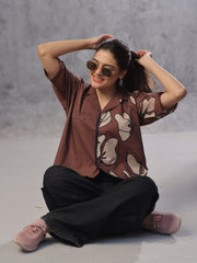 Unisex Cotton Button-Down Shirt For Unisex