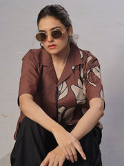 Unisex Cotton Button-Down Shirt For Unisex