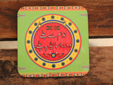 Jo Hum Se Jale Theme Printed Wooden Tea Coaster (Set of Six Pieces)