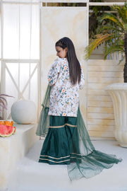 Bano Kids Chikankari Suit – Elegant & Festive For Girls