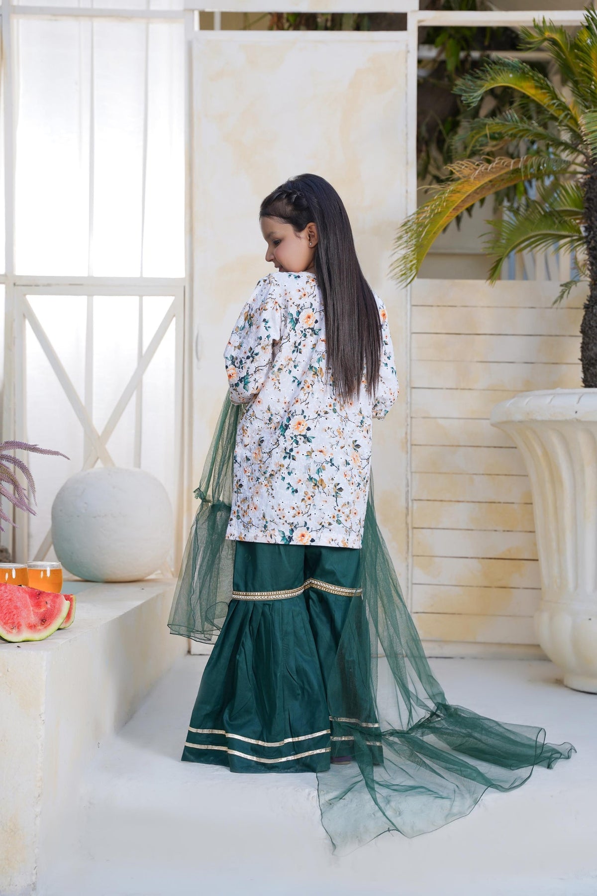 Bano Kids Chikankari Suit – Elegant & Festive For Girls