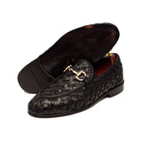 Black & Brown Two-Tone Leather Shoes for Men