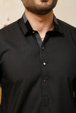 Matt Black Executive Shalwar Kameez – Bold & Sophisticated For Men