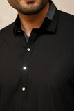 Matt Black Executive Shalwar Kameez – Bold & Sophisticated For Men