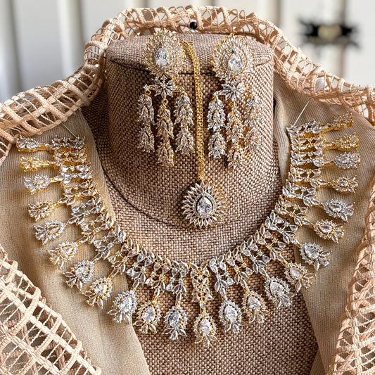 Luna AD Zircon Bridal Set – Luxury Bridal Jewelry For Women