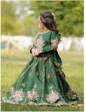 Luxury Block Printed Raw Silk Lehenga Choli For Girls