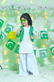 14th August Chikankari 3-Piece Garara Suit For Girls