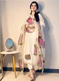 Luxury Embroidered Tassel Silk 3-Piece Suit For Women