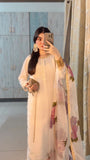 Luxury Embroidered Tassel Silk 3-Piece Suit For Women