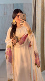 Luxury Embroidered Tassel Silk 3-Piece Suit For Women