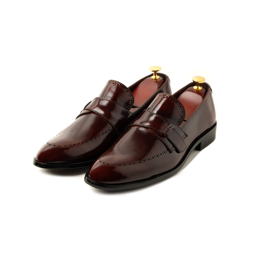 Luxury Two-Tone Genuine Leather Dress Shoes For Men