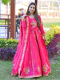 Royal Block Printed Raw Silk Lehenga Choli with Sitari Dupatta For Women