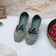 Shaadi Season Velvet Khussas – Handcrafted Elegance For Women
